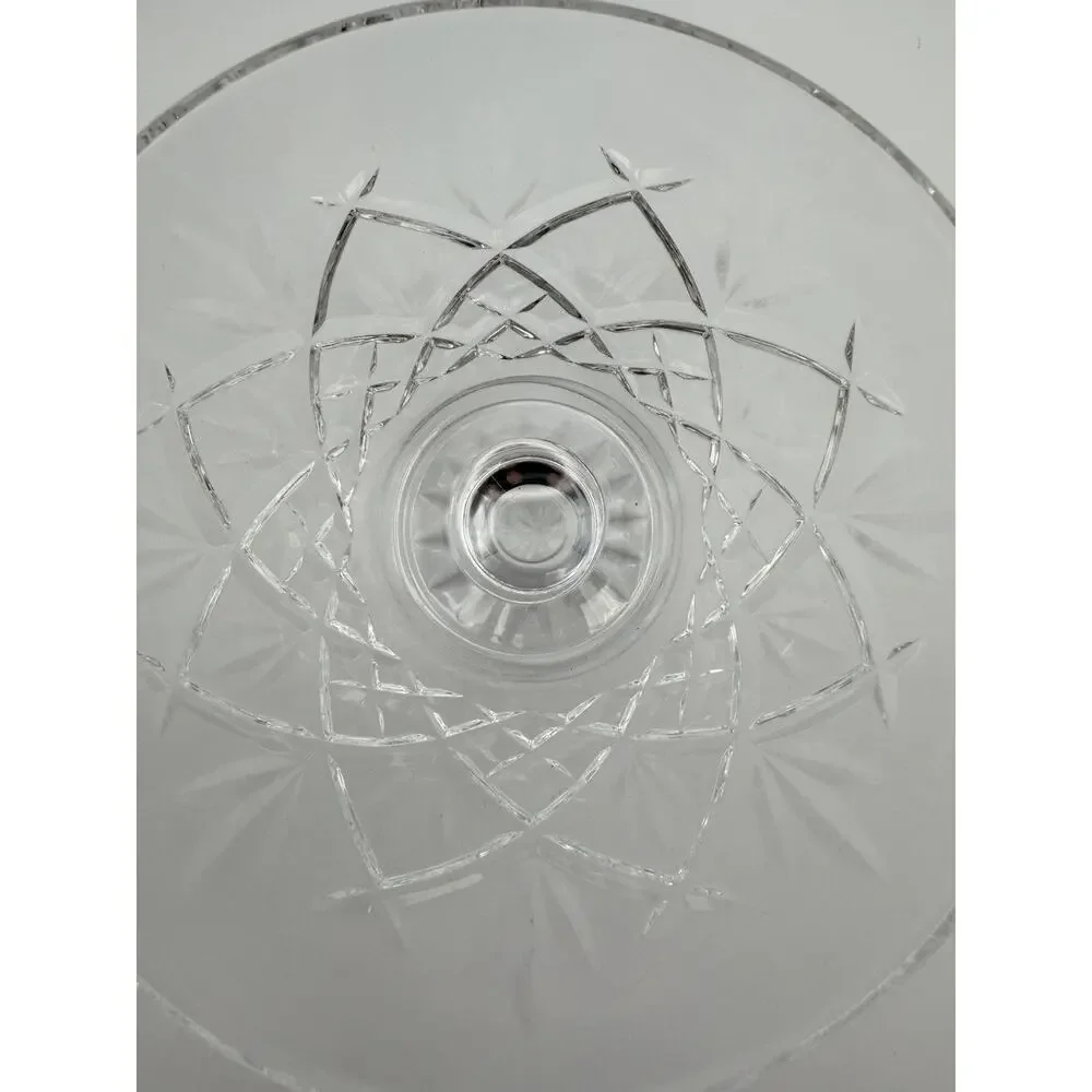 Waterford Crystal INNISFREE Footed Compote 6” Candy Dish Decorative Vintage